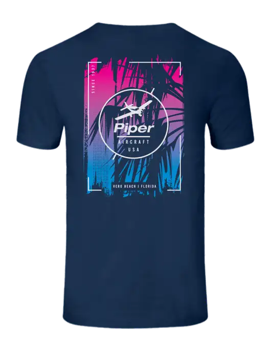 Seriously Soft Deep Slate Blue T-Shirt w/Palmrageous Logo