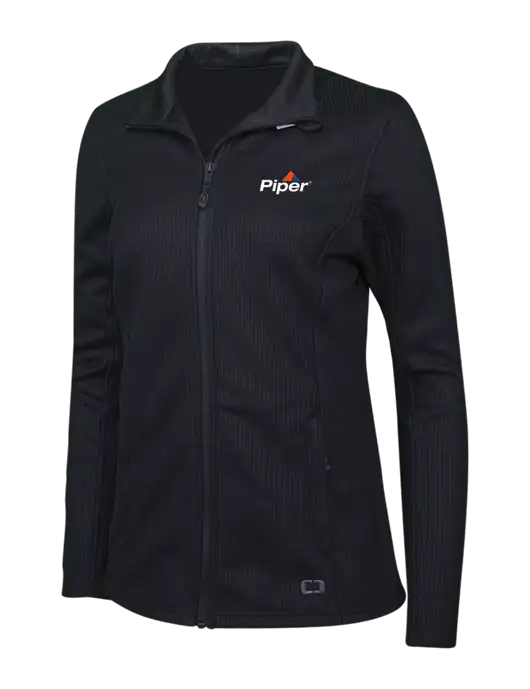 OGIO Blacktop Womens Grit Fleece Jacket w/Piper Logo