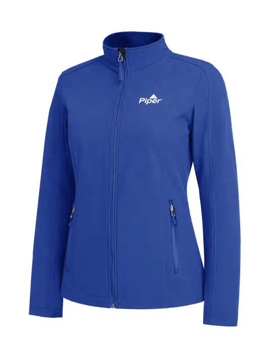Dark Royal Womens Core Soft Shell Jacket w/Piper Logo