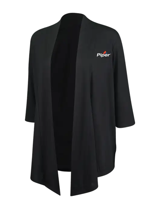 Black Womens Concept Shrug w/Piper Logo