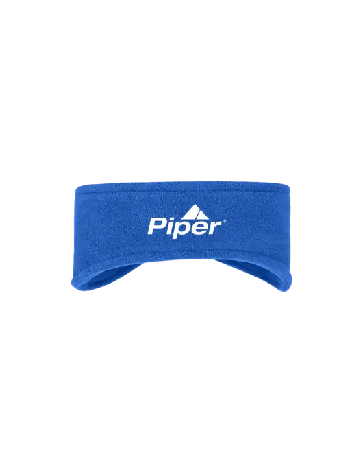 Royal Stretch Fleece Headband w/Piper Logo