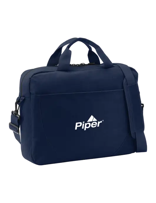 Access River Blue Navy Briefcase w/Piper Logo