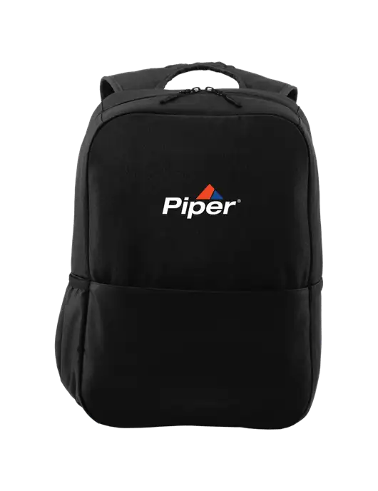 Access Square Laptop Black Backpack w/Piper Logo