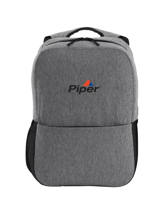 Access Square Laptop Graphite Heather/Black Backpack w/Piper Logo