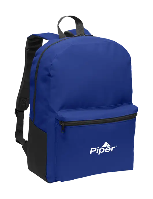 Casual Twilight Blue Lightweight Laptop Backpack w/Piper Logo