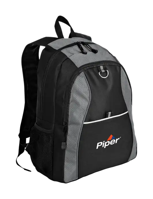 Honeycomb Grey/Black Backpack w/Piper Logo