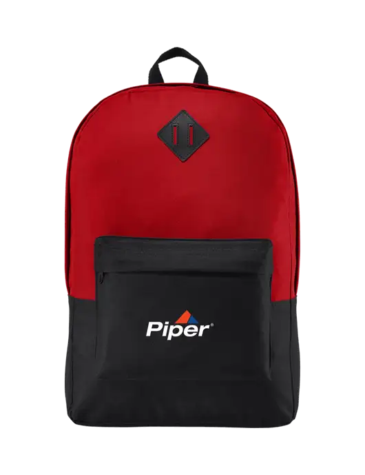 Retro True Red/Black Backpack w/Piper Logo