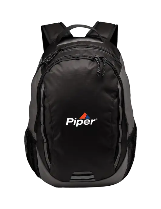 Ridge Charcoal/Dark Charcoal Laptop Backpack w/Piper Logo