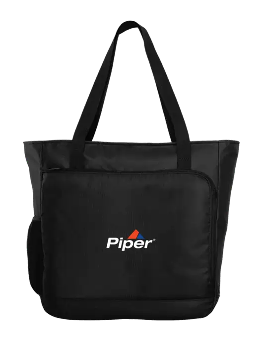 City Black Laptop Tote w/Piper Logo