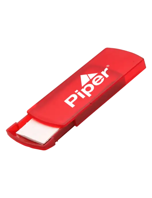 Slide Right Red Bandage Dispenser w/Piper Logo