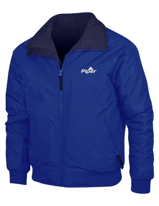 Dark Royal/Navy Classic Challenger Jacket w/Piper Logo