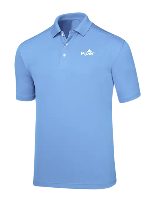 Callaway Core Light Blue Performance Polo w/Piper Logo