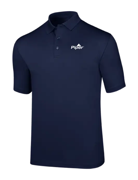 Callaway Opti-Dri Navy Chev Polo w/Piper Logo
