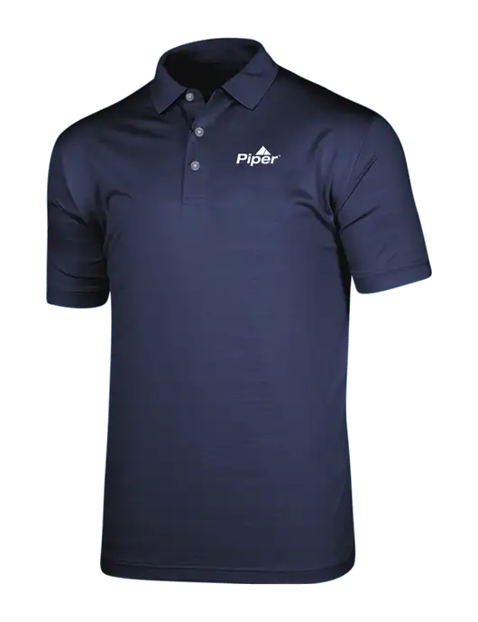 Callaway Vibrant Navy Ventilated Polo w/Piper Logo