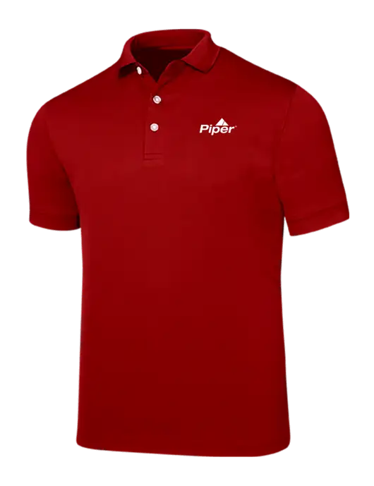 Callaway Ottoman Red Polo w/Piper Logo
