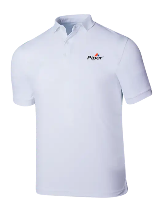 Callaway Ottoman Bright White Polo w/Piper Logo