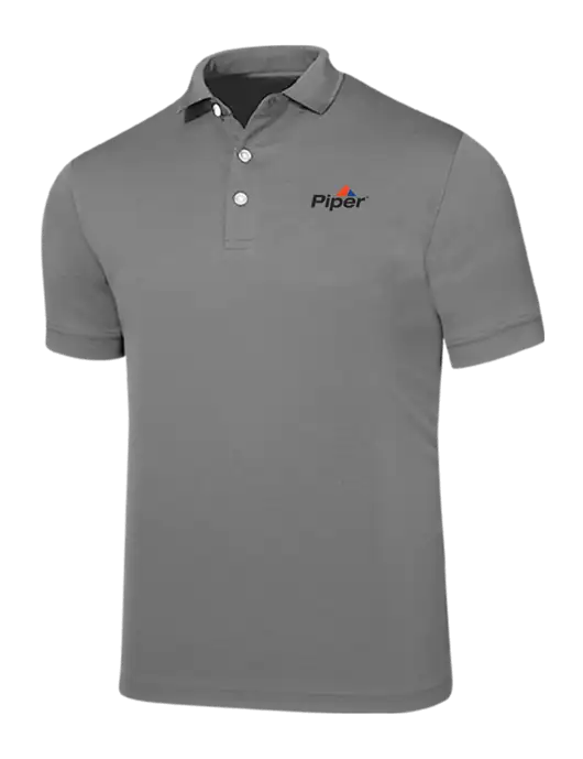 Callaway Ottoman Medium Grey Polo w/Piper Logo