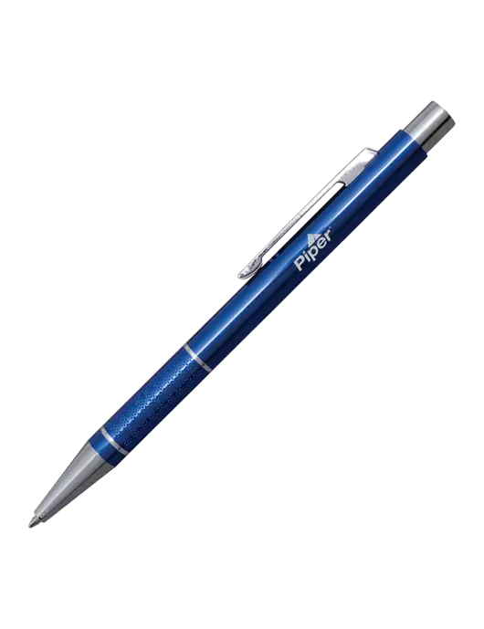 St George Blue Pen - Blue Ink w/Piper Logo