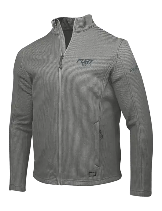OGIO Medium Grey Grit Fleece Jacket w/M700 Fury Logo, Piper Logo
