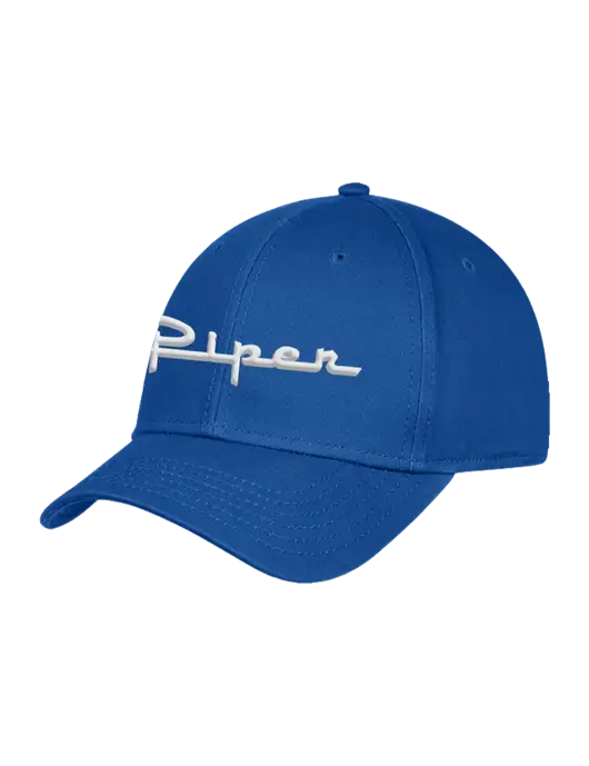 Royal Structured Cap Hook & Loop w/Vintage Piper Puff Logo