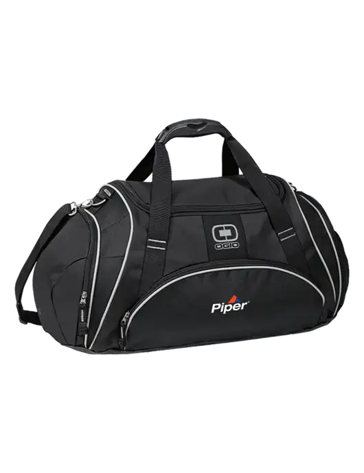 OGIO Black Crunch Duffel
 w/Piper Logo