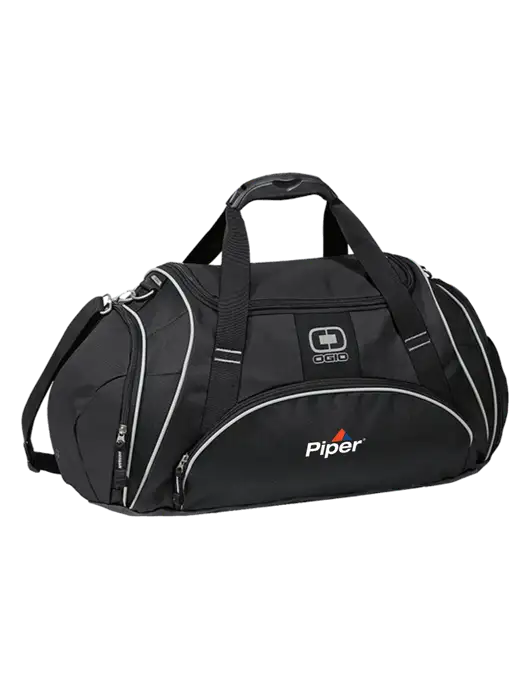 OGIO Black Crunch Duffel
 w/Piper Logo