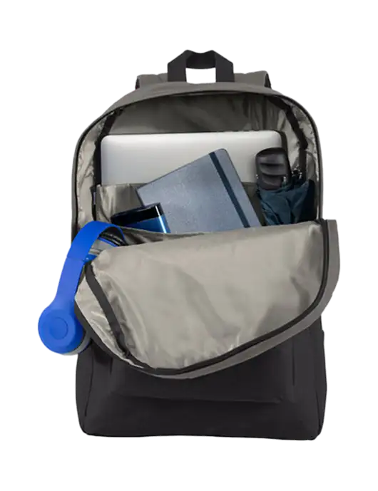 Retro Dark Charcoal/Black Backpack w/Piper Logo