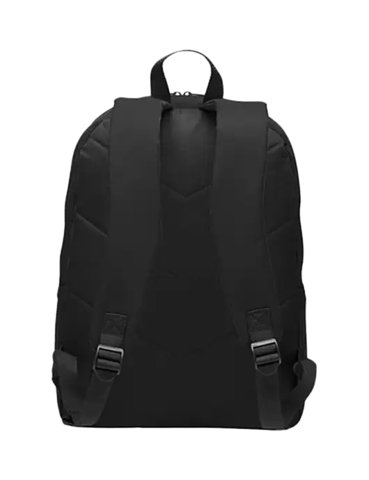 Casual Black Lightweight Laptop Backpack w/Piper Logo