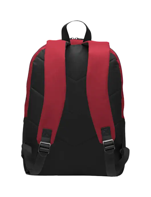 Casual Red Lightweight Laptop Backpack w/Piper Logo
