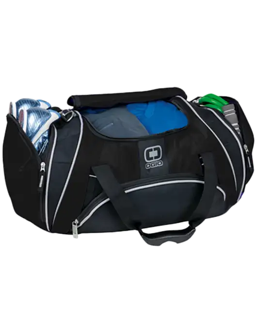 OGIO Black Crunch Duffel
 w/Piper Logo